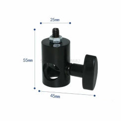 Tripod Light Stand Flat Head Converter to 1/4 Screw Adapter for LED Light Monitor Flash Light Photography Accessories