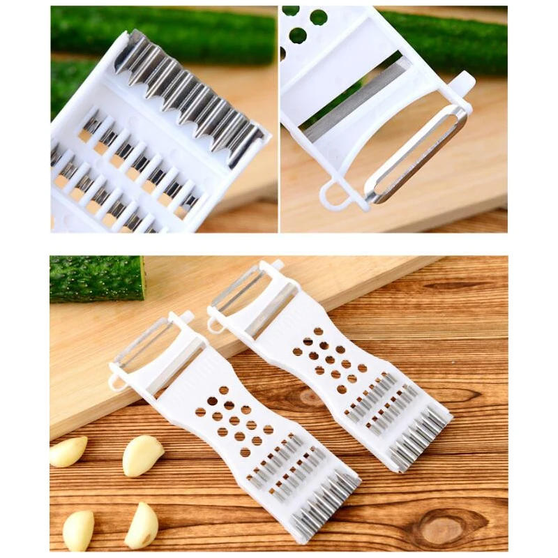 Description Picture 2 of itemMulti-Function Vegetable Fruit Peeler Grater Hand Slicer Double Head Cutter Cucumber Carrot Potato Knife Kitchen Home Gadgets