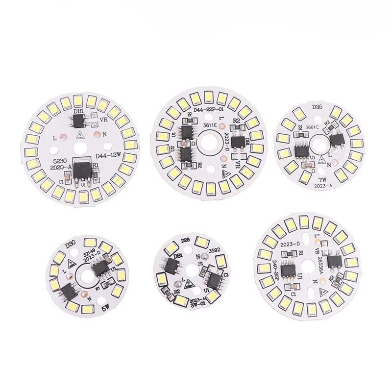 Description Picture 3 of itemBulb Light AC 220V Downlight Chip Spotlight LED Bulb Patch Lamp SMD Plate Circular Module Light Source Plate