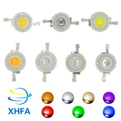 100pcs 1W High Power LED Chip Lamp Bulbs SMD Diodes Warm Cold White Red Green Blue Yellow UV Grow Light Beads