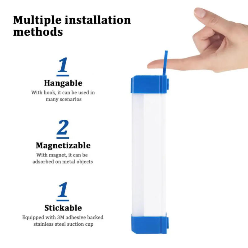 Description Picture 5 of itemLong LED Tube Night Light Magnetic USB Rechargeable Emergency Light Outdoor Portable Professional Long Strip Emergency Light