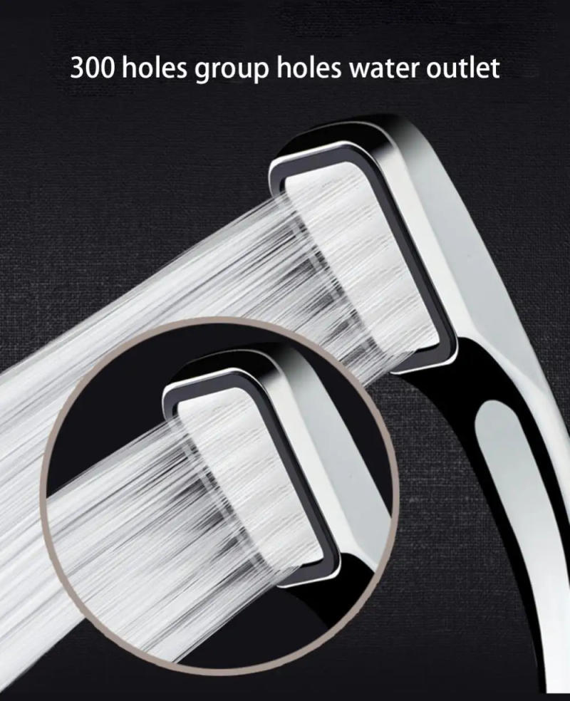 Description Picture 3 of item1~10PCS Upgraded High Pressure 300 Holes Rainfall Shower Head Water Saving Sprayer Nozzle Bathroom Accessories