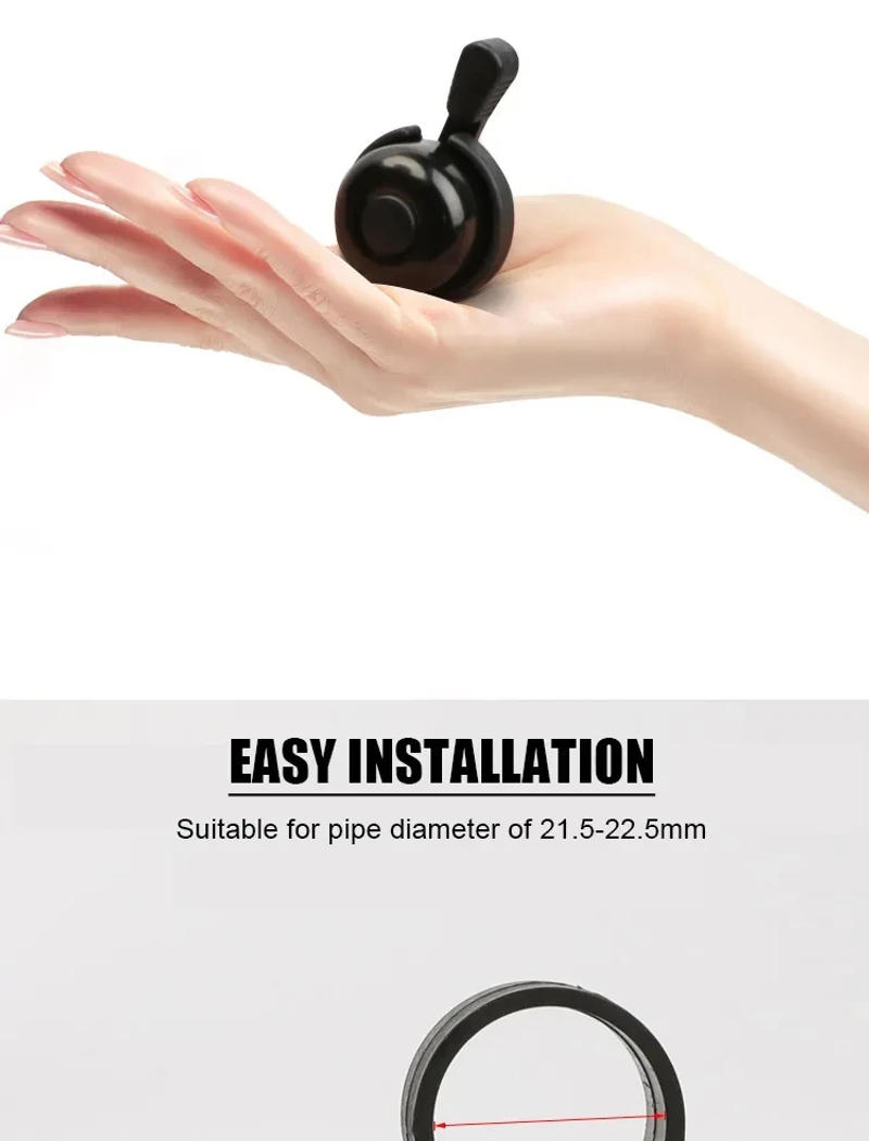 Description Picture 5 of itemCopper Metal Bicycle Handlebar Bell Ring Horn Sound Alarm Loud Safety Riding Outdoor Cycling Bike Bells Ring