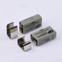 【Made in Korea】1 Piece Stainless Steel 9V Battery Clip Holder For Active Electric Guitar / Bass