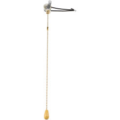 Light Switch Lamp Replacement Part Ceiling Pull Cord Chain Socket Accessory Fixture for Bathroom Bulb