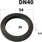 DN40 39x54x6mm