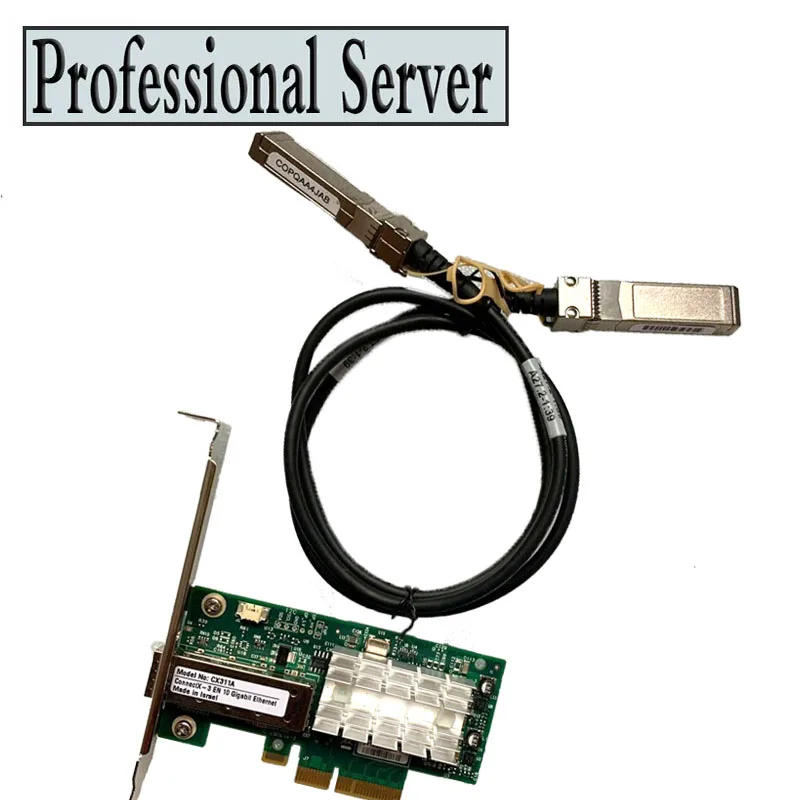 Description Picture 2 of itemMellanox MCX311A-XCAT CX311A ConnectX-3 EN 10G Ethernet 10GbE SFP+ PCI-E + Cable