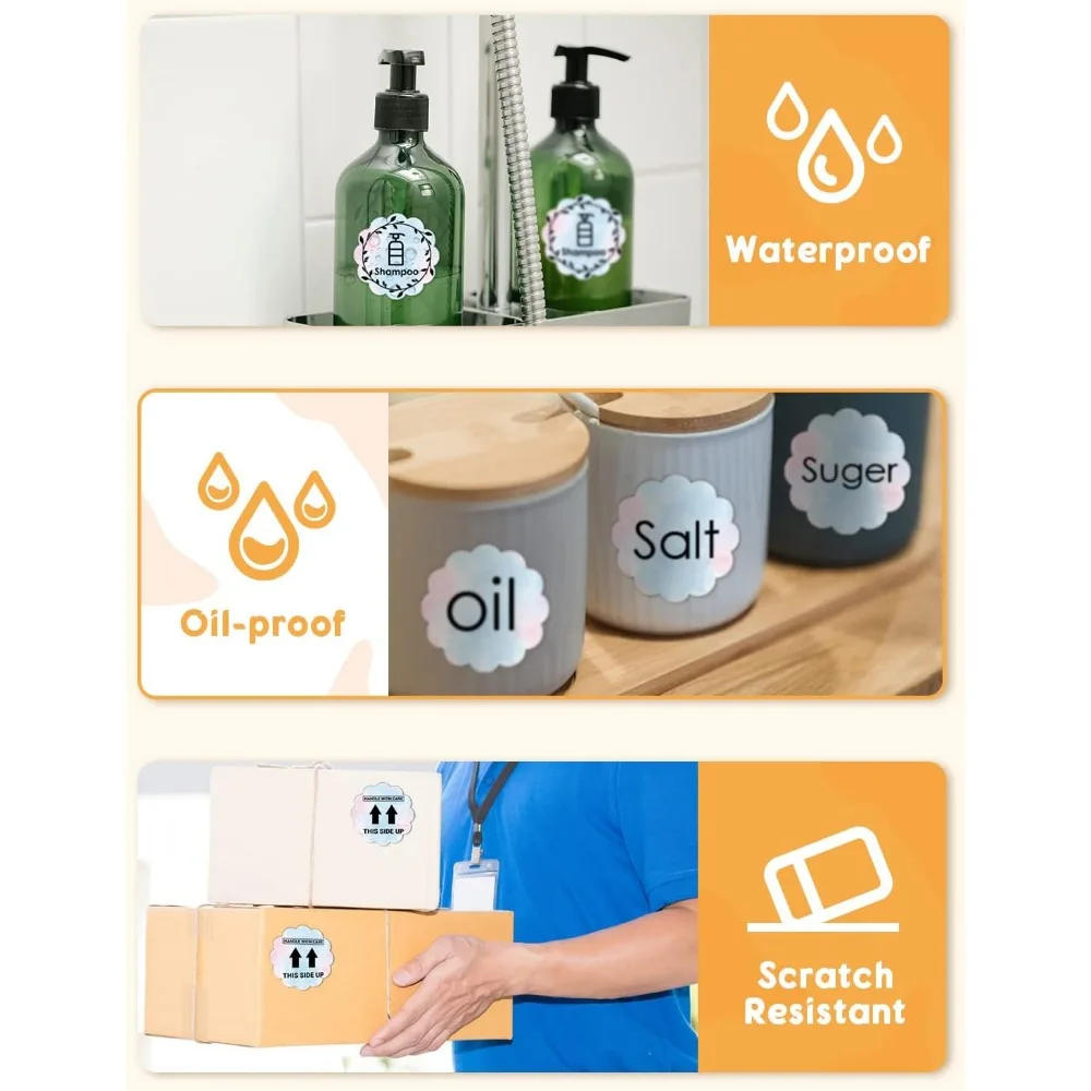 Description Picture 5 of item500-1000 Pcs Phomemo Thermal Label Paper Round Sticker Waterproof Label for Gift Kids Stickers School Supplies for 241 Printer