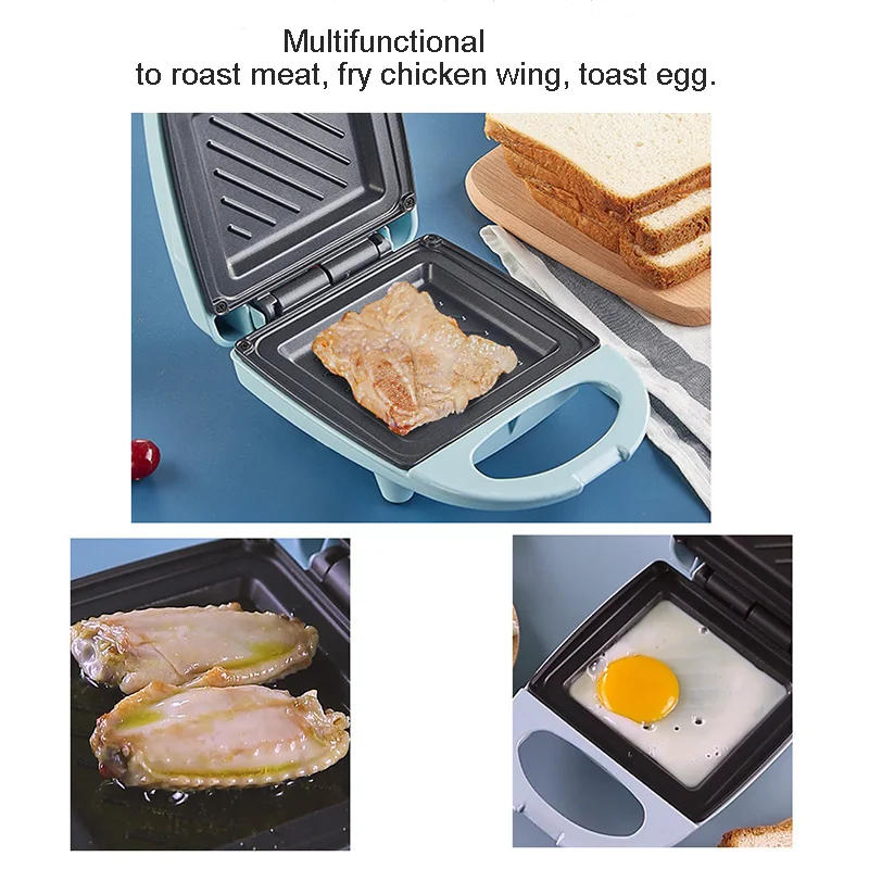 Description Picture 5 of itemMultifunction Sandwich Maker Fast Heating Toaster Home Breakfast Making Machine Kitchen Electric Baking Pan Roast Meat Omelette