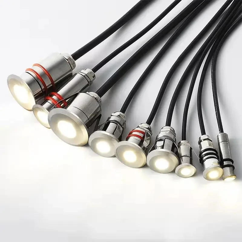 Description Picture 3 of itemIP68 MINI Underground Lamp Outdoor Garden Deck Pathway Yard Pool Spot Lighting DC12V/24V Stainless steel Buried Light