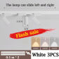 3PC White No rail
