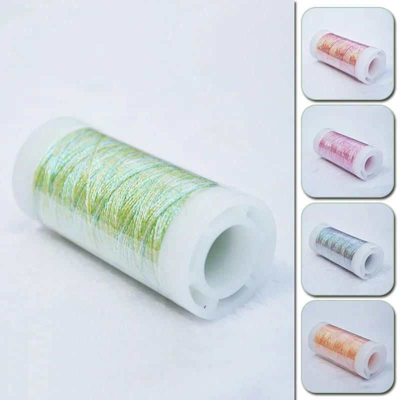 Description Picture 2 of itemSewing Shiny Embroidery Thread Cross Stitch Yarn Sewing Knitting Silk Line Embroidery Threads Diy Handmade Bracelet Necklace