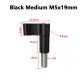 Black Medium M5x19mm