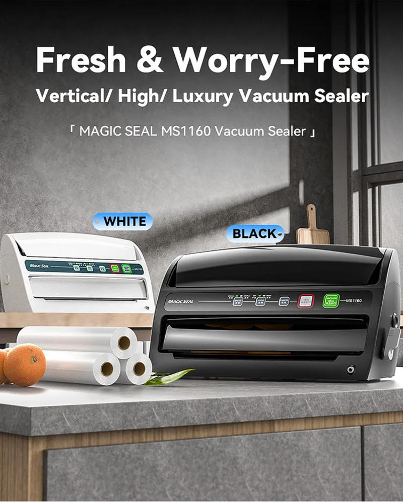 Description Picture 3 of itemVacuum Sealer MAGIC SEAL MS1160 Packaging Machine for Plastic Bags Products Food Storage Containers Auto Manual Modes Home