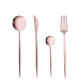 4pcs Rose Gold