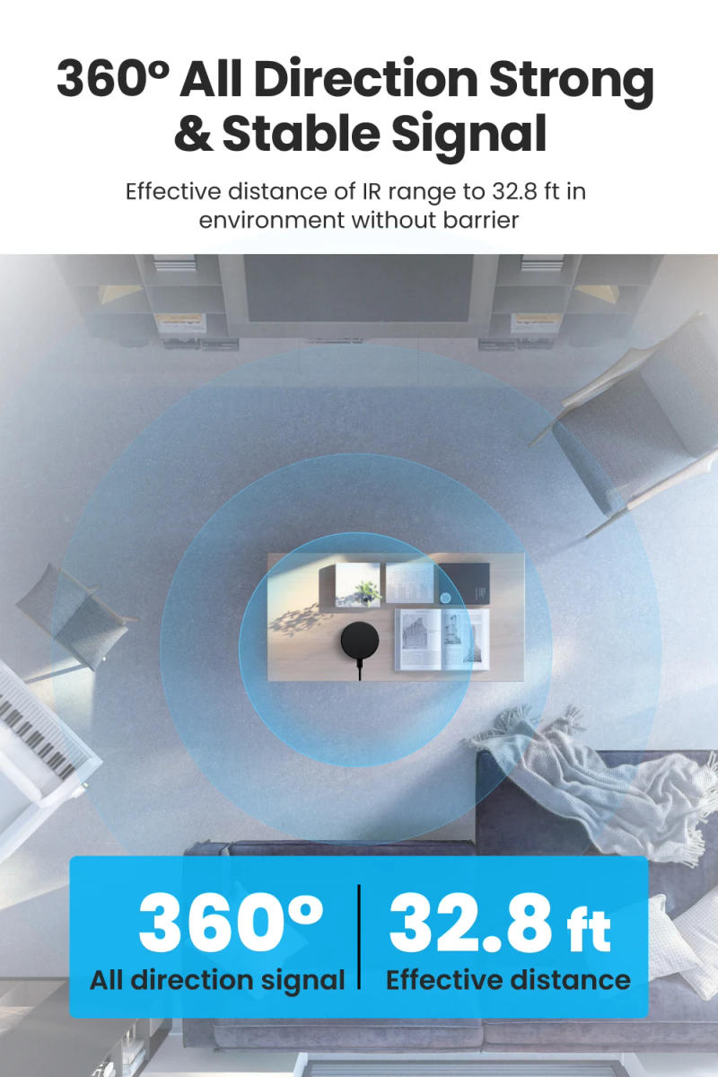 Description Picture 6 of itemAVATTO Tuya WiFi IR Remote For Air Conditioning TV DVD AUD AC Universal Infrared Remote Control Works With Alexa, Google Home