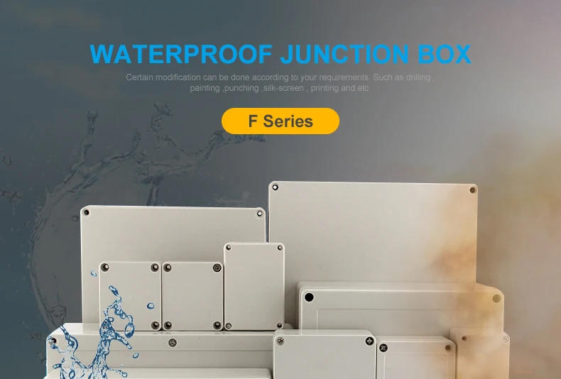 Description Picture 2 of itemABS Wire Junction Box Waterproof Electronic Safe Case Plastic Boxes Plastic Organizer IP67 Waterproof Enclosure Box