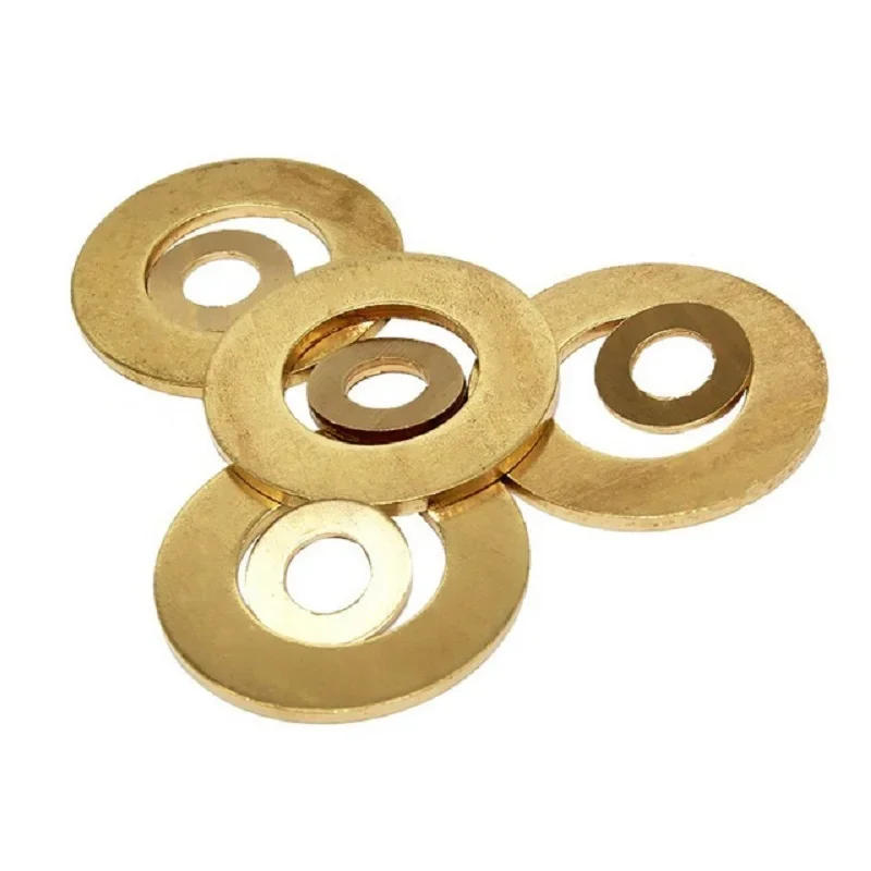 Description Picture 4 of itemFree delivery Standard and non-standard Copper Sheet Metal Collar Brass Disc Flat Washer Gasket Ring M16 M18 M20 M22 M24 M27 M30
