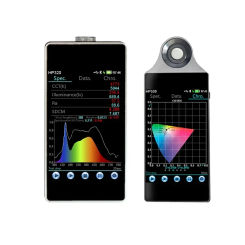 HP320 Spectral Illuminance Meter Handheld Color Temperature Spectral Analyzer Display Finger Tester