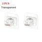 2pcs transparent