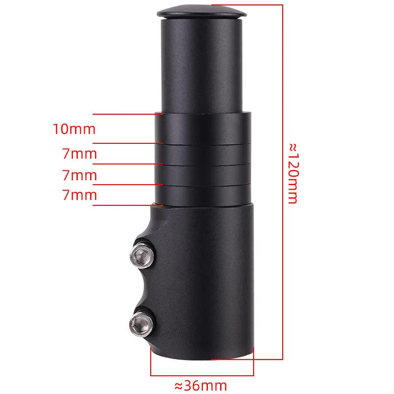 Description Picture 3 of itemBike Stem Fork Bicycle Handlebar Extension Riser Rise Up Bicycle Adapter Durable MTB Power Mountain Cycling Part 120mm