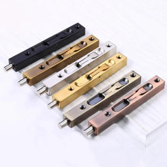 1Pcs 304 Stainless Steel Home Gate Door Latch Bolt Security Guard Flush Latch Bolt Slide Lock Slide Bolt Hardware 8/10/12inch