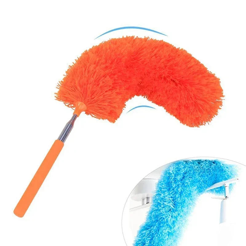 Description Picture 6 of itemElectrostatic Dust Duster Telescopic Flexible Stainless Steel Household Feather Duster Cleaning Tool Microfiber Dust Brush