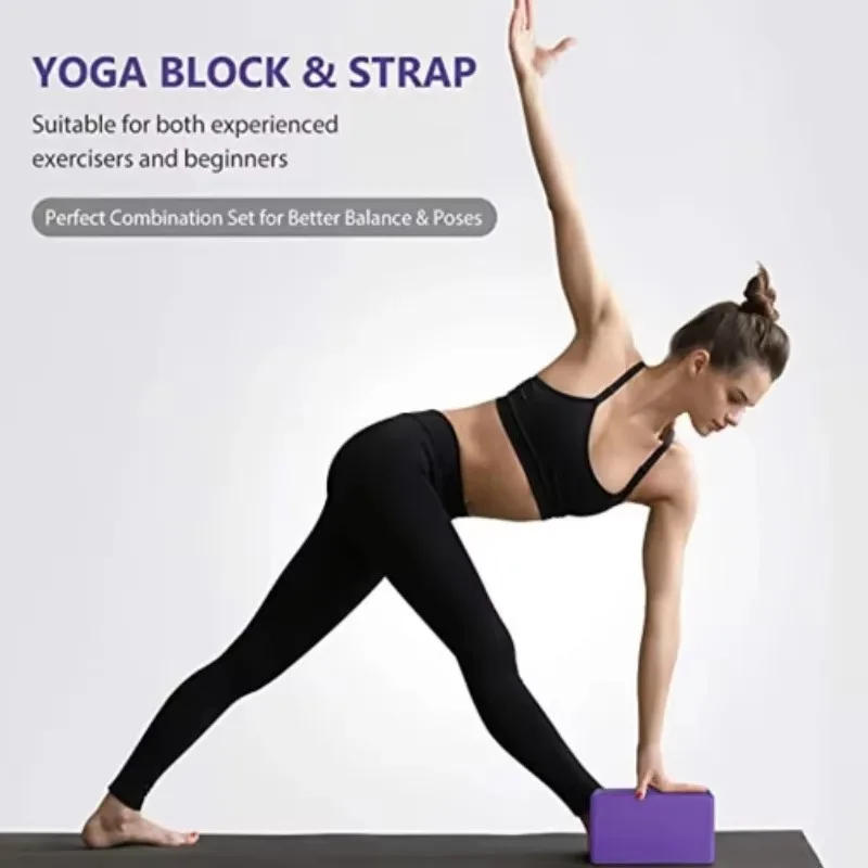 Description Picture 3 of itemPilates Yoga Blocks Gym Fitness Training Physical Therapy Equipment Bodybuilding Pilates Accessories Dance Yoga Stretching Sport