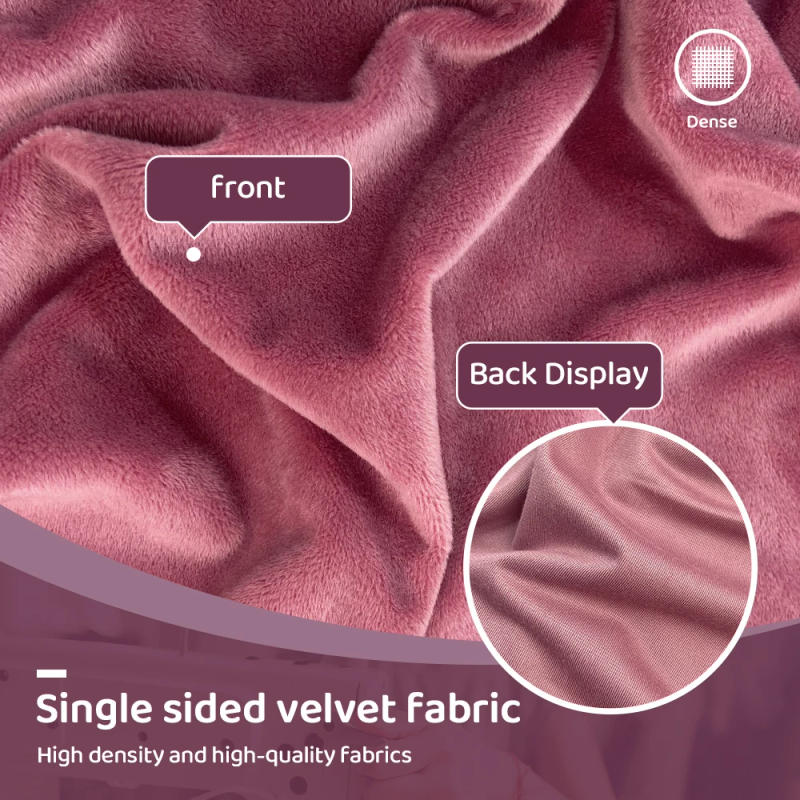 Description Picture 4 of itemFaux Fur Fabric 50x45cm/150x50cm/150x100cm Soft Minky Fabric 1.5mm Sewing Fabric DIY Handmade Crystal Super Soft Plush Fabric