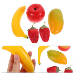 Simulated Fruit Sandbox Musical Shaker Instrument for Kid Fruit-shaped Percussion Kids Plaything Maracas Baby Toy Fruits