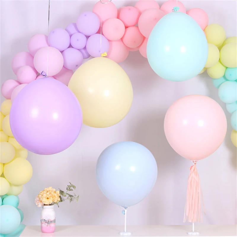 Description Picture 5 of item2PCS/packs 18 inch Macaron Pastel Balloons Jumbo Big Engagement Wedding Decoration Happy Birthday Air Candy Matte Balon