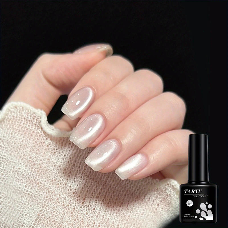 Description Picture 2 of itemCat Eye Gel Nail Polish,Red Brown black 8ml Soak Off LED/UV, Holographic Glitter Nail Art,for Home Salon Manicure Gift for Women