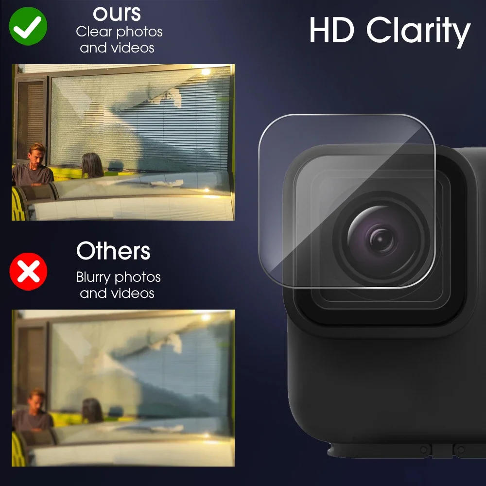Description Picture 6 of itemCamera Lens Tempered Glass Screen Protector for GoPro Hero 4K Anti-Scrach HD Clear Protective Glass Films Cameras Accessories