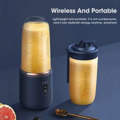 400ml Upgraded Multifunction Portable Juicer Blender Electric Fruit Juicer USB Charging Fruit JuicingCup Smoothie BlenderMachine