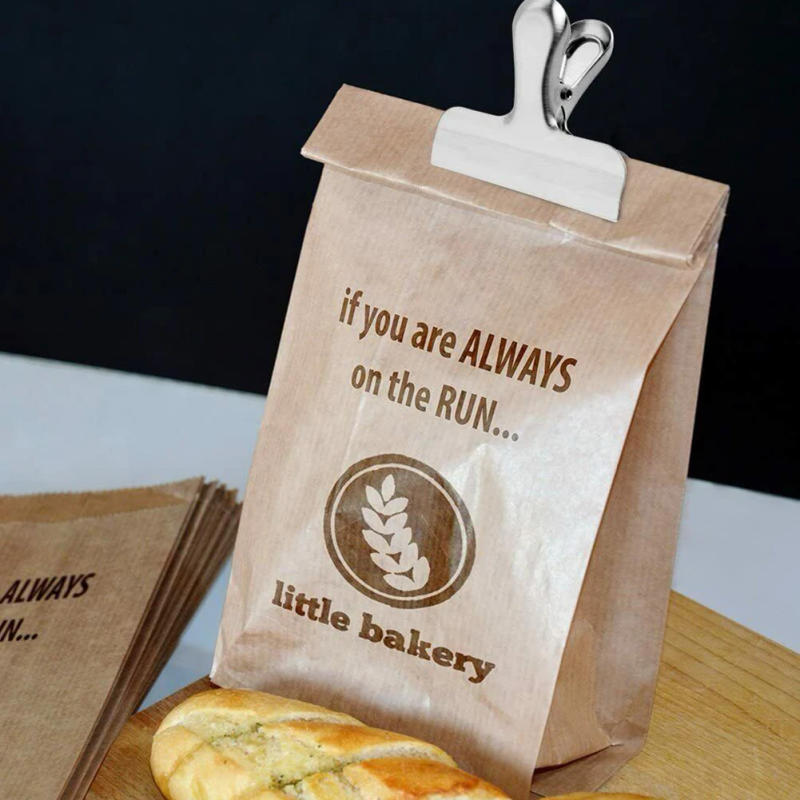 Description Picture 4 of item8Pcs Metal Chip Bag Clips Stainless Steel Home Kitchen Food Snack Clips Moisture-proof Household Kitchen Gadgets