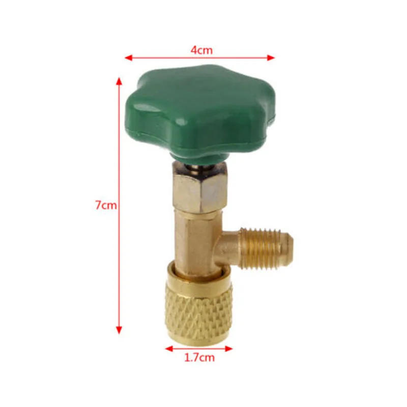 Description Picture 3 of item1pcs Valve Bottle Opener Spare Tool Accessories Air Conditioners Cooling Green Heating Parts R134a R22 Tap Valve Bottle Opener