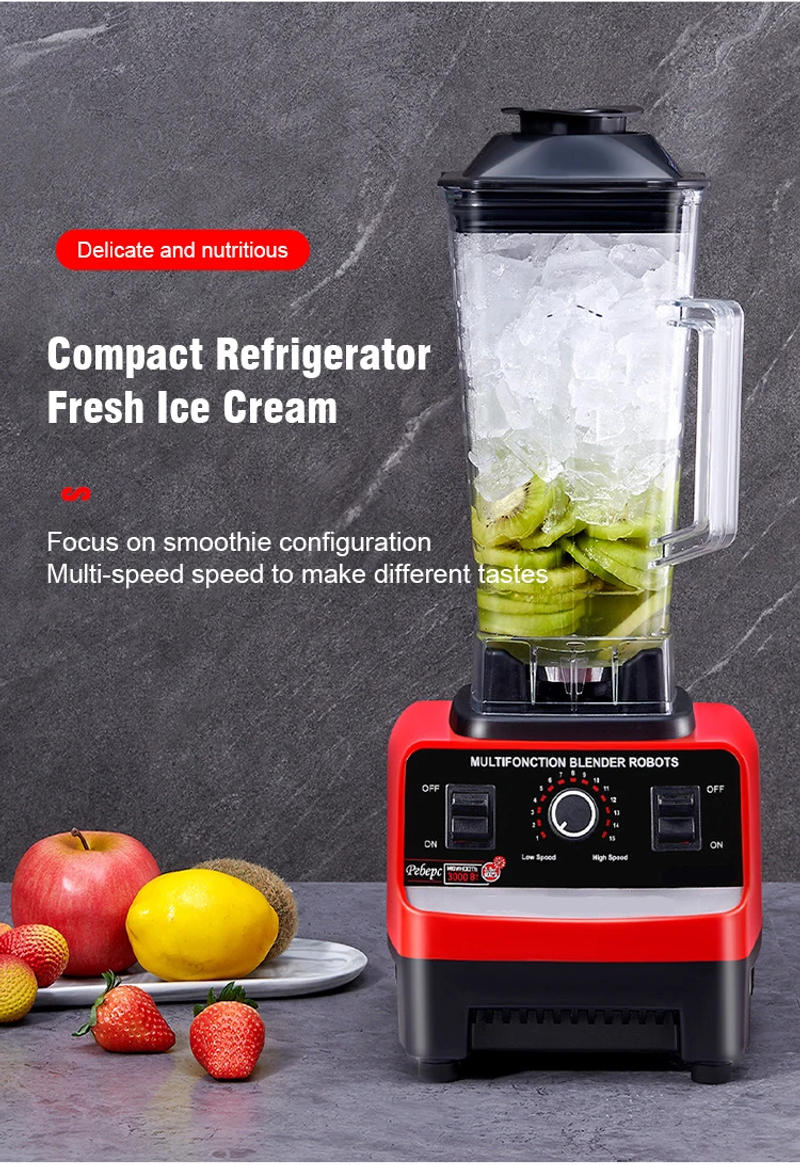 Description Picture 2 of item2000W Heavy Duty Commercial Grade Blender Mixer Juicer Fruit Food Processor Ice Smoothies Blender Juice Crusher EU/UK Plug
