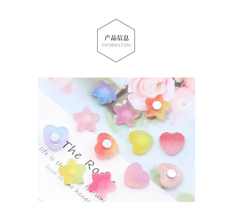 Description Picture 3 of item10pcs Heart Star Shape Fridge Magnet Mix Colors Message Board Magnetic Refrigerator Sticker Home Kitchen Decoration Accessories