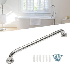 Bathroom Tub Toilet Handrail Grab Bar Shower Safety Support Handle Towel Rack Shower Handle Safety Helping Handle Stainless Stee
