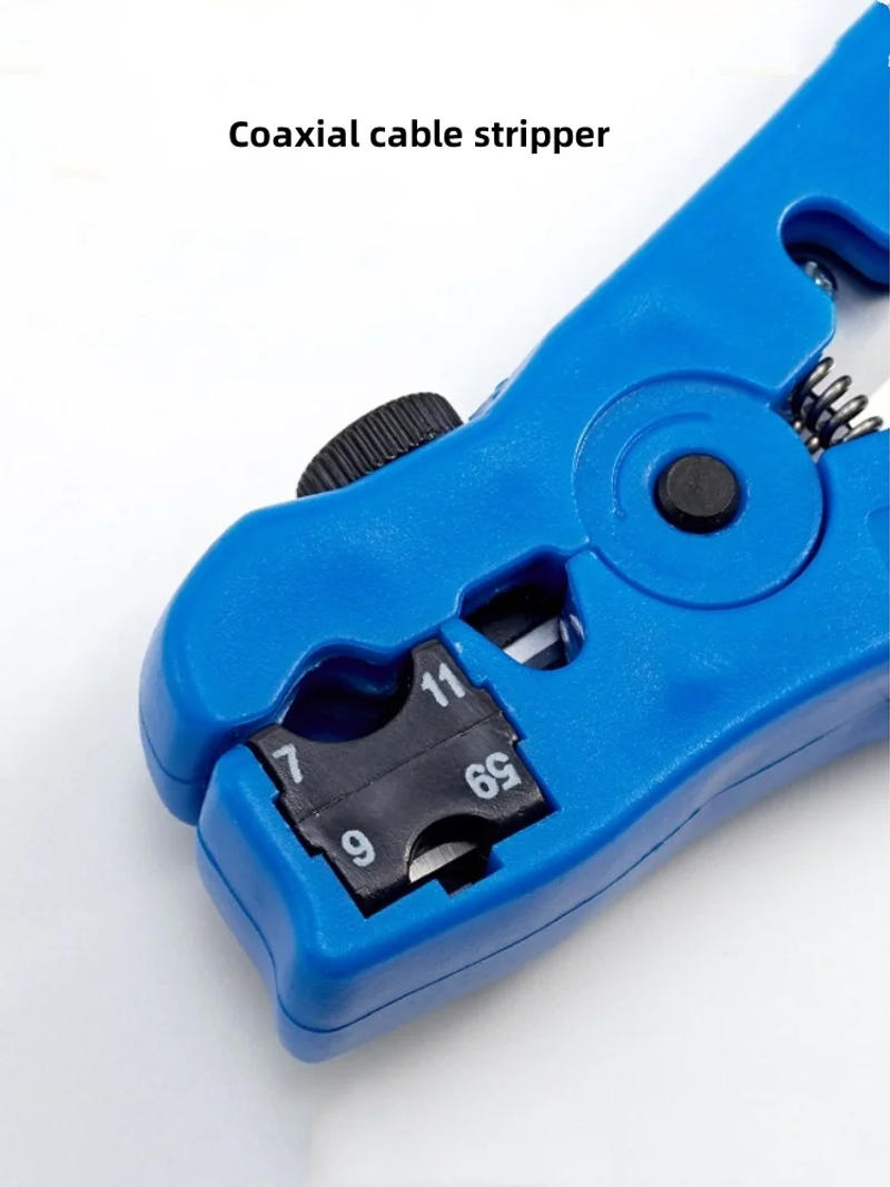 Description Picture 3 of itemMulti-functional Wire Plier Cable Wire Pliers Electric Stripping Tools Cutter Striper for UTP/STP RG59 RG6 RG7 RG11 Cable Cutter