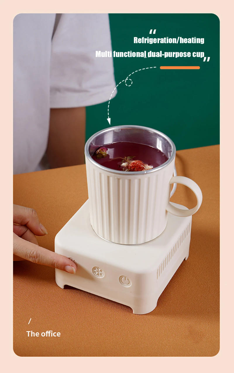 Description Picture 4 of item400ml Quick Cooling Cup Coffee Milk Beer Soda Heating Cooling Cup Mini Ice Maker Ice Cold Drink Home Quick Freezing Machine