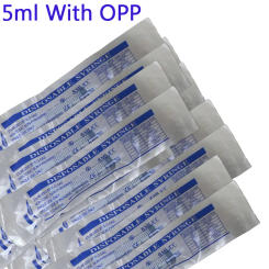 5/10/20/50/100Pcs 5ML OPP Plastic Injector Small Syringe For Lab Nutrient Glue Ink Cartridge Pet Feeder Tool (Without needle)