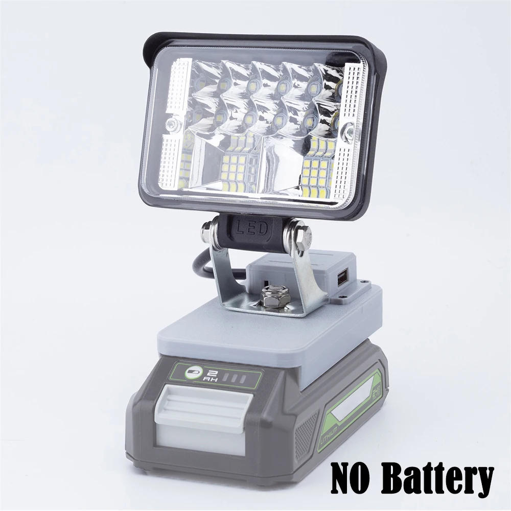 Description Picture 2 of itemWireless LED Work Light  For GREENWORKS 24V Battery Portable Outdoor Lamp w/USB Travel Camping Emergency Light(No Battery)