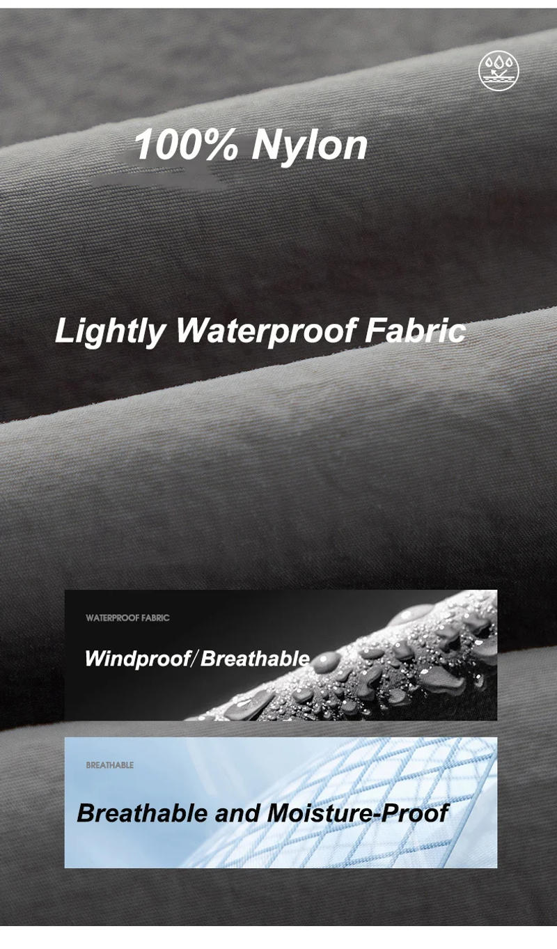 Description Picture 5 of itemCHRLCK Men's Waterproof Hiking Overalls Quick Drying Pants Breathable Trousers Fishing Camping Outdoor Sport Pants