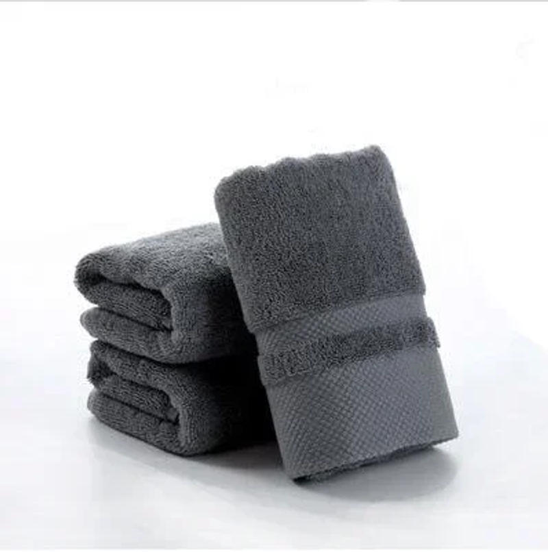 Description Picture 2 of itemPremium 3 Pcs Towel Set (Grey) Bath Towels Hand Towels Washcloths Cotton Hotel Quality Super Soft and Highly Absorbent Towels