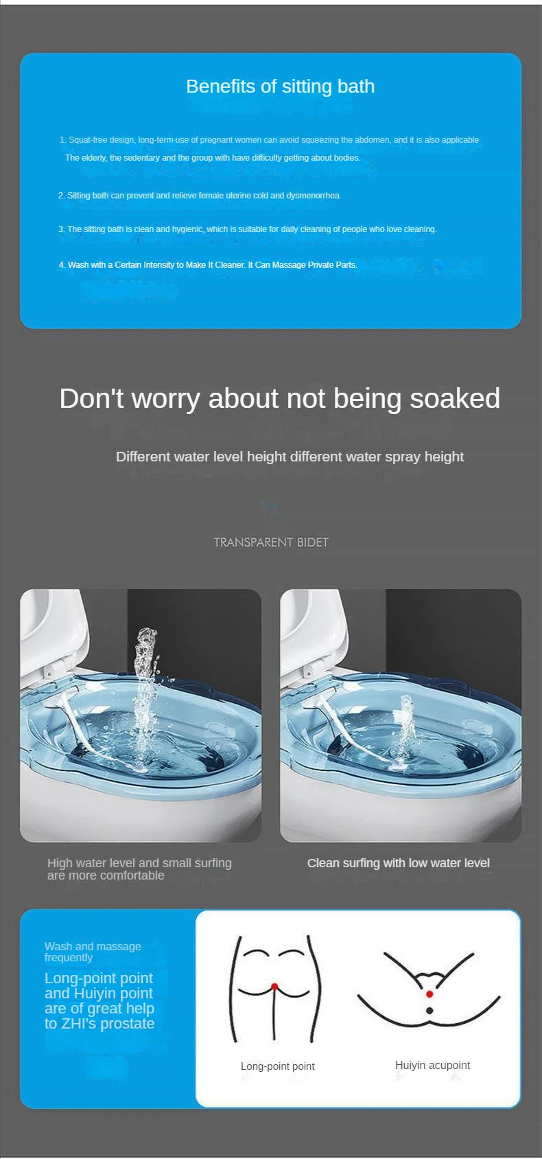 Description Picture 6 of itemBidet wash ass artifact female bubble medicine private parts fumigation free squat male hemorrhoid toilet bowl