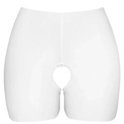Womens Stretchy Open Crotch Shorts Underwear Mens Lingerie Crotchless Sissy Panties See-through Boxer Briefs Underpants