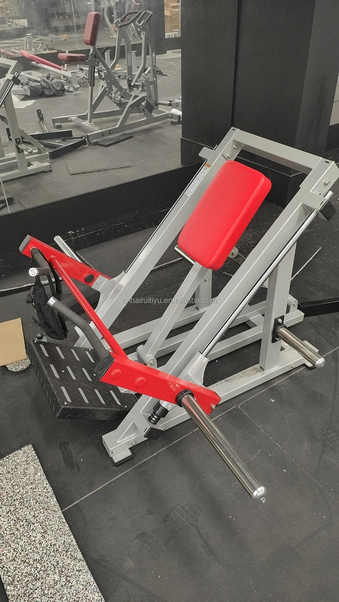 Description Picture 2 of itemLinear Rowing Machine Strength Gym Machine Plate Loaded Seated Row/ Body Exercise Equip Gym Fitness Lateral Seated