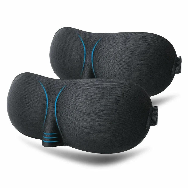 Description Picture 3 of item3D Sleeping Mask Eyepatch Block Out Light Soft Paded Sleep Rest Relax Aid Cover Patch Blindfold Face Shade Eyeshade Eyes Patchs