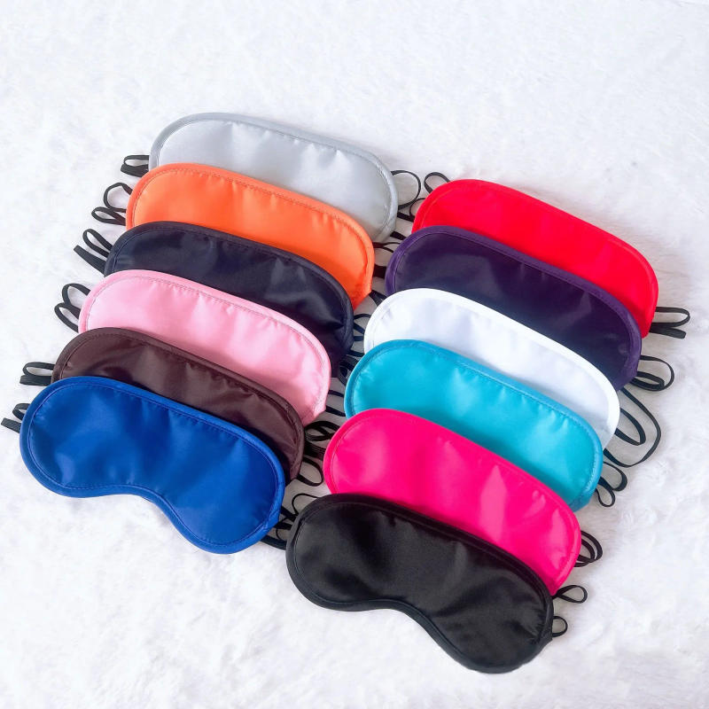 Description Picture 4 of item1PC Eye Mask Eyeshade Cover Shade Soft Blindfold Travel Eyepatch Natural Sleeping Eye Patch Sleep Eye Mask Women Men